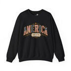 America 250th Anniversary Crewneck Sweatshirt — Patriotic Women’s Gift | S–3XL