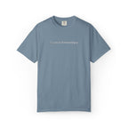EMBROIDERED Custom Text Comfort Colors Unisex (Dark Colors/Shades) T-Shirt