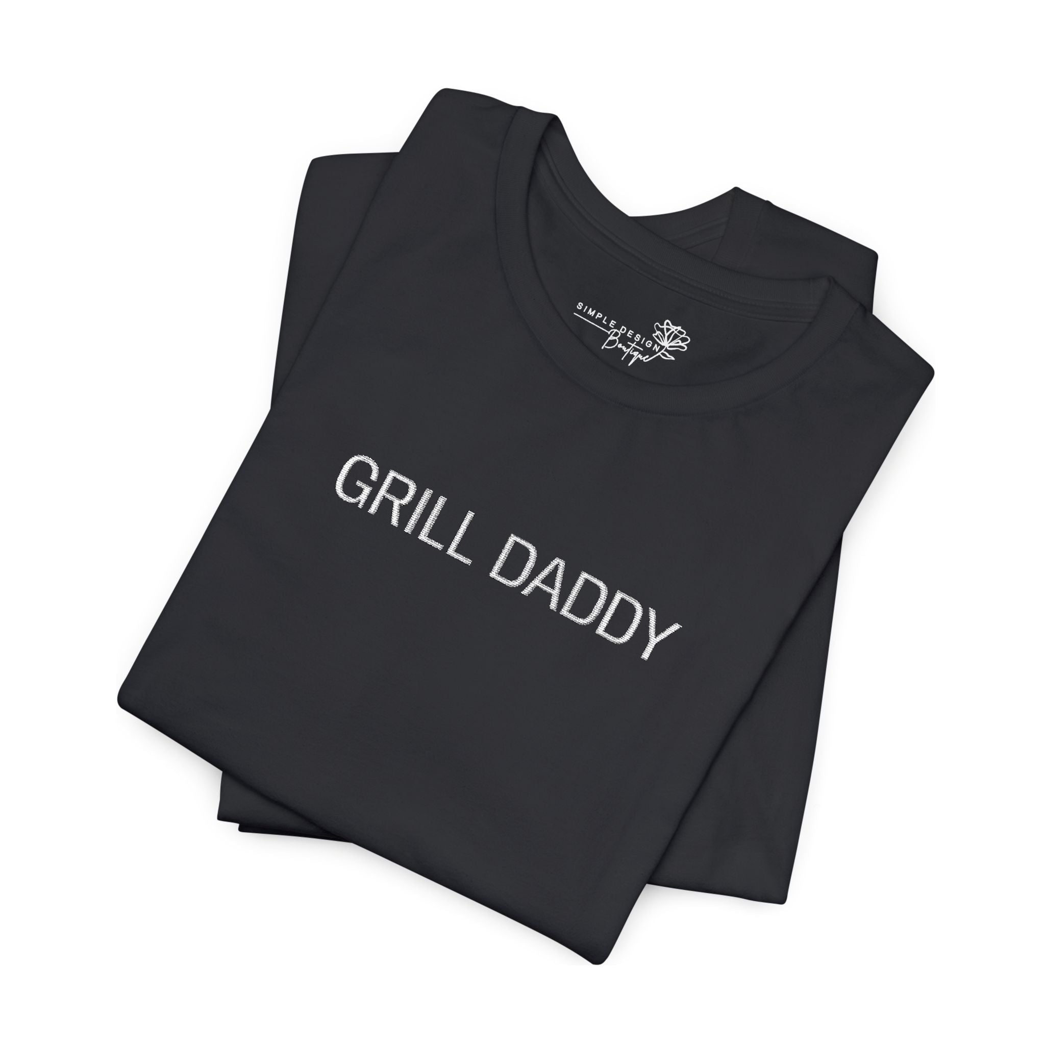 Grill Daddy — Embroidered Men’s T-Shirt