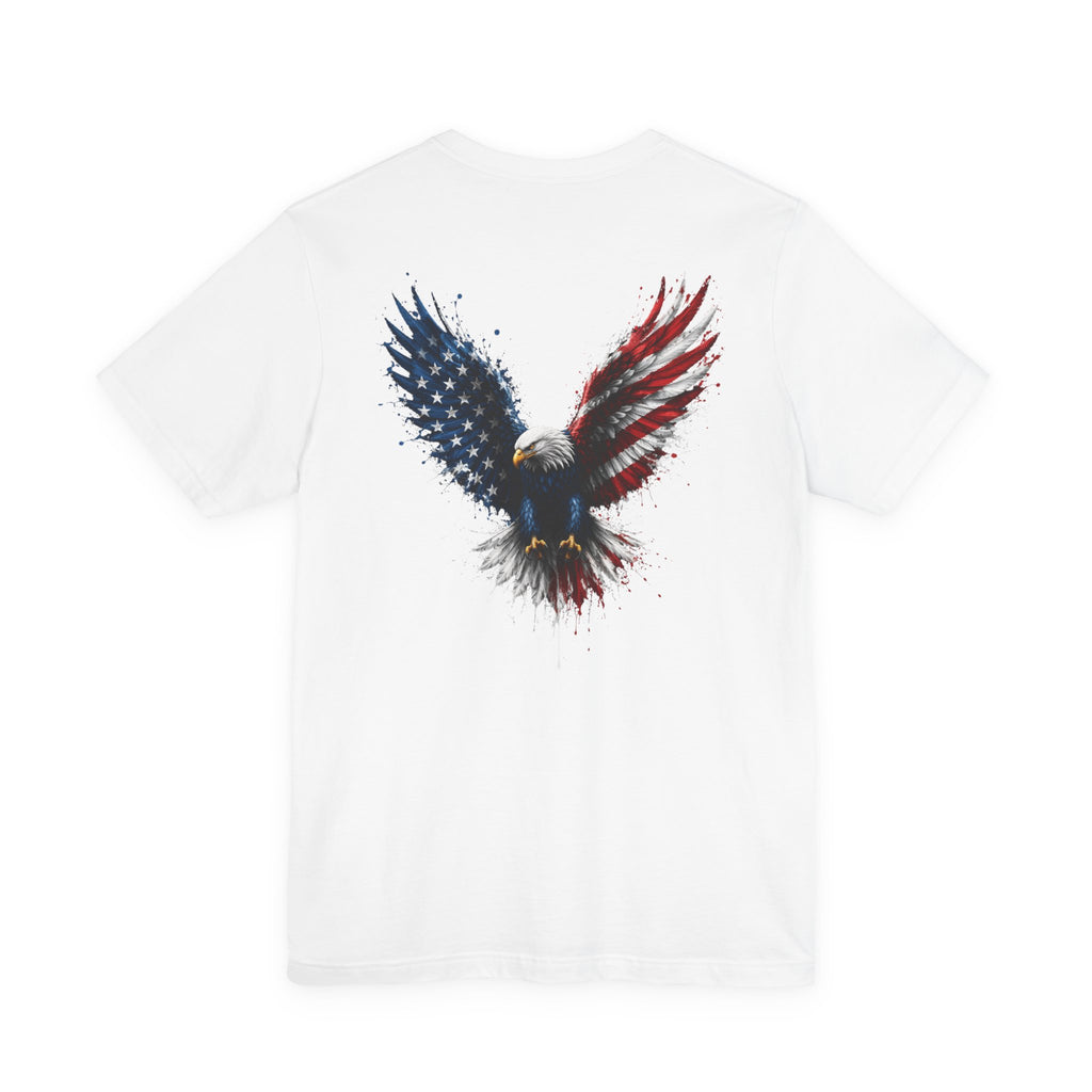 FRONT & BACK Freedom Eagle T-Shirt — Patriotic Graphic Tee | S–3XL