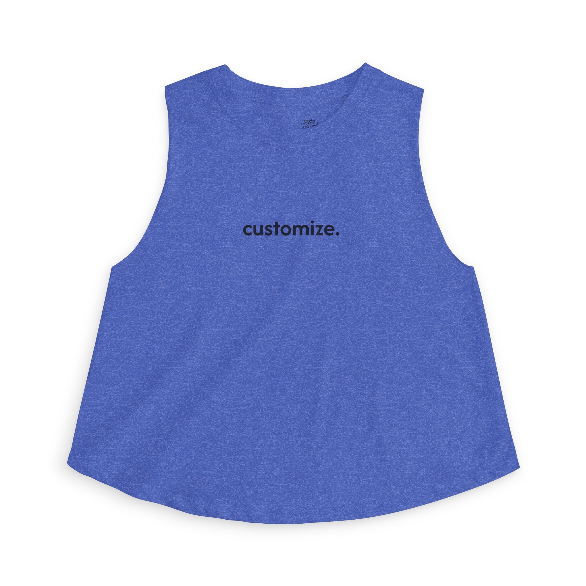Women's Crop Tank — Custom Text