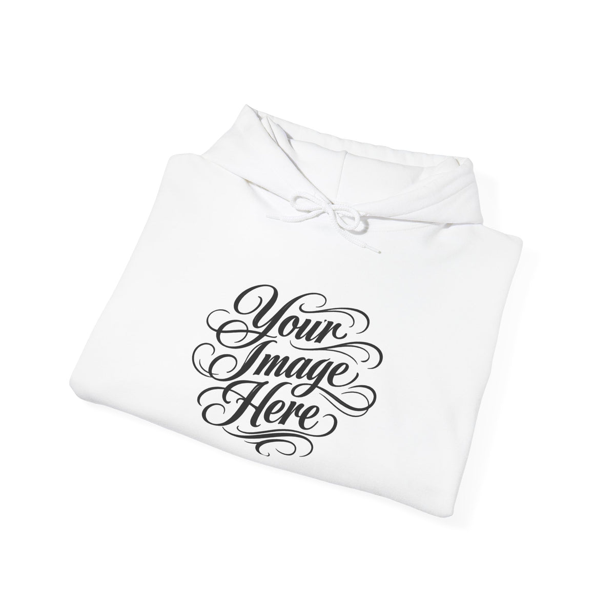 Custom Image & Optional Text Graphic Print - Cozy Hoodie