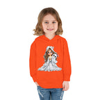 Toddler Girl and Ghost Pullover Hoodie