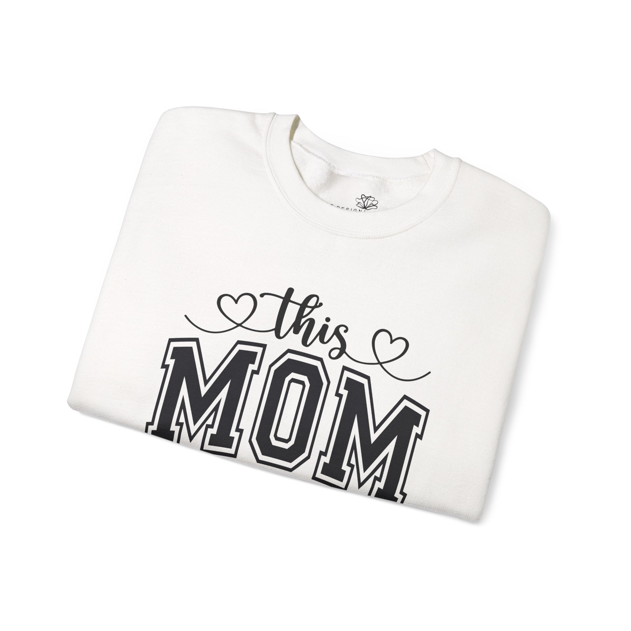 Mom Sweatshirt — Personalized Kids' Names on the Sleeve