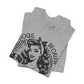 Dogs Because People Suck Retro Unisex T-Shirt - Print