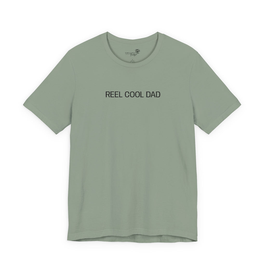 Reel Cool Dad — Embroidered T-Shirt