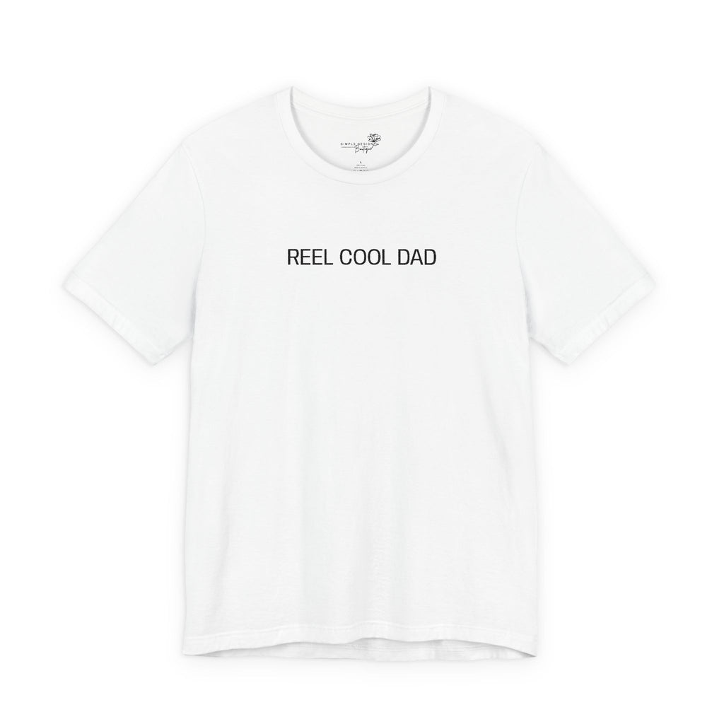 Reel Cool Dad — Embroidered T-Shirt