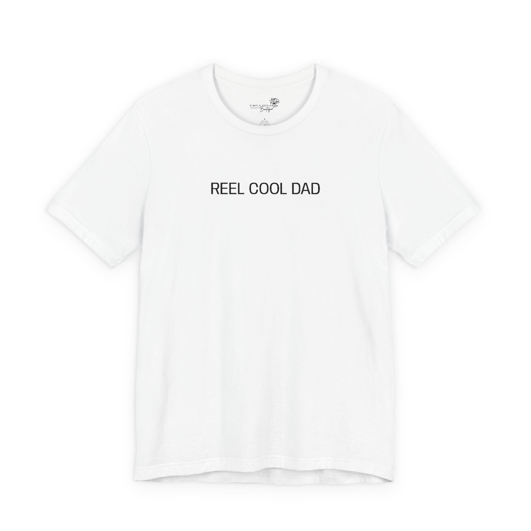 Reel Cool Dad — Embroidered T-Shirt