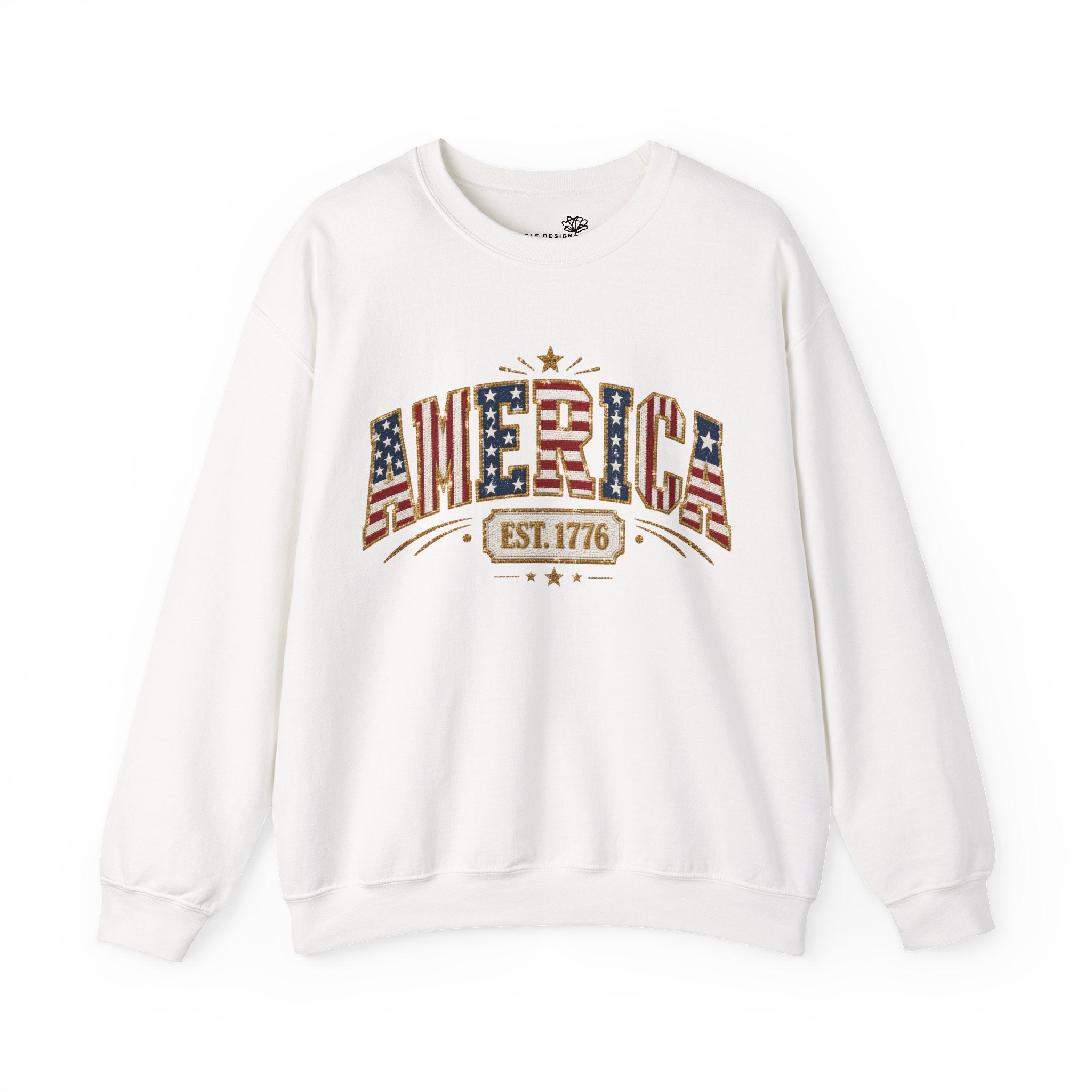 America 250th Anniversary Crewneck Sweatshirt — Patriotic Women’s Gift | S–3XL
