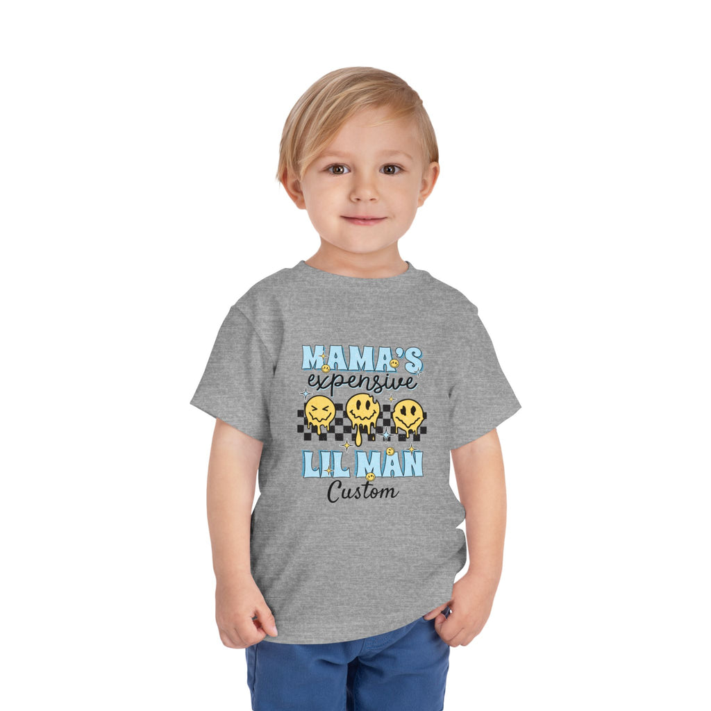 Mama's Expensive Little Man — Customizable Toddler Tee