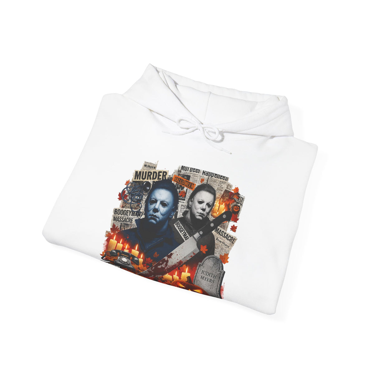 Classic Horror Halloween Graphic - Cozy Hoodie