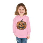 Toddler Halloween Pumpkin Hoodie — Patchwork Jack-O'-Lantern Pullover