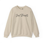Just Breathe FRONT & BACK Graphic - Cozy Pullover Sweatshirt