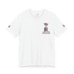 Just an RN and her books Unisex T-Shirt with imprinted sleeves - Print