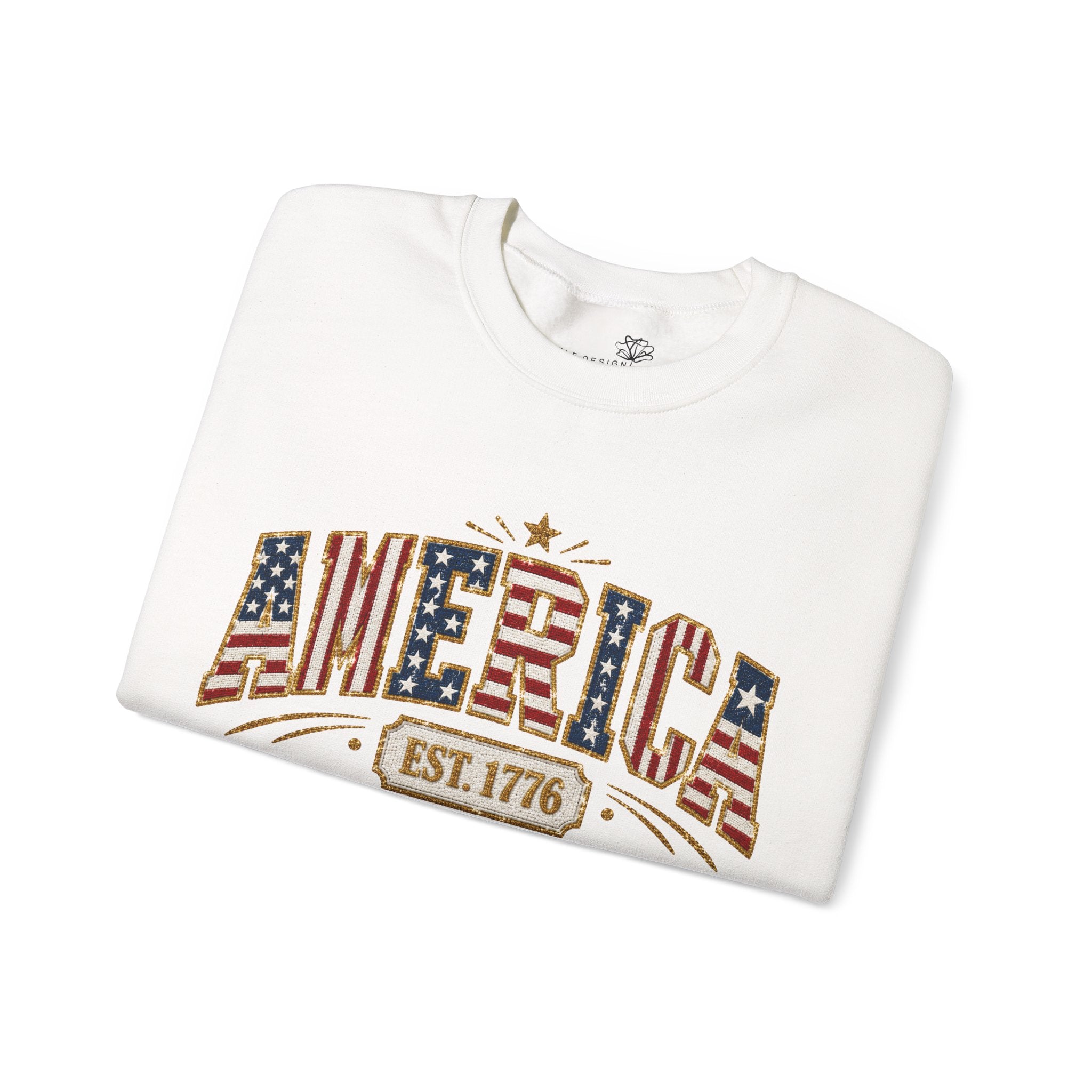 America 250th Anniversary Crewneck Sweatshirt — Patriotic Women’s Gift | S–3XL