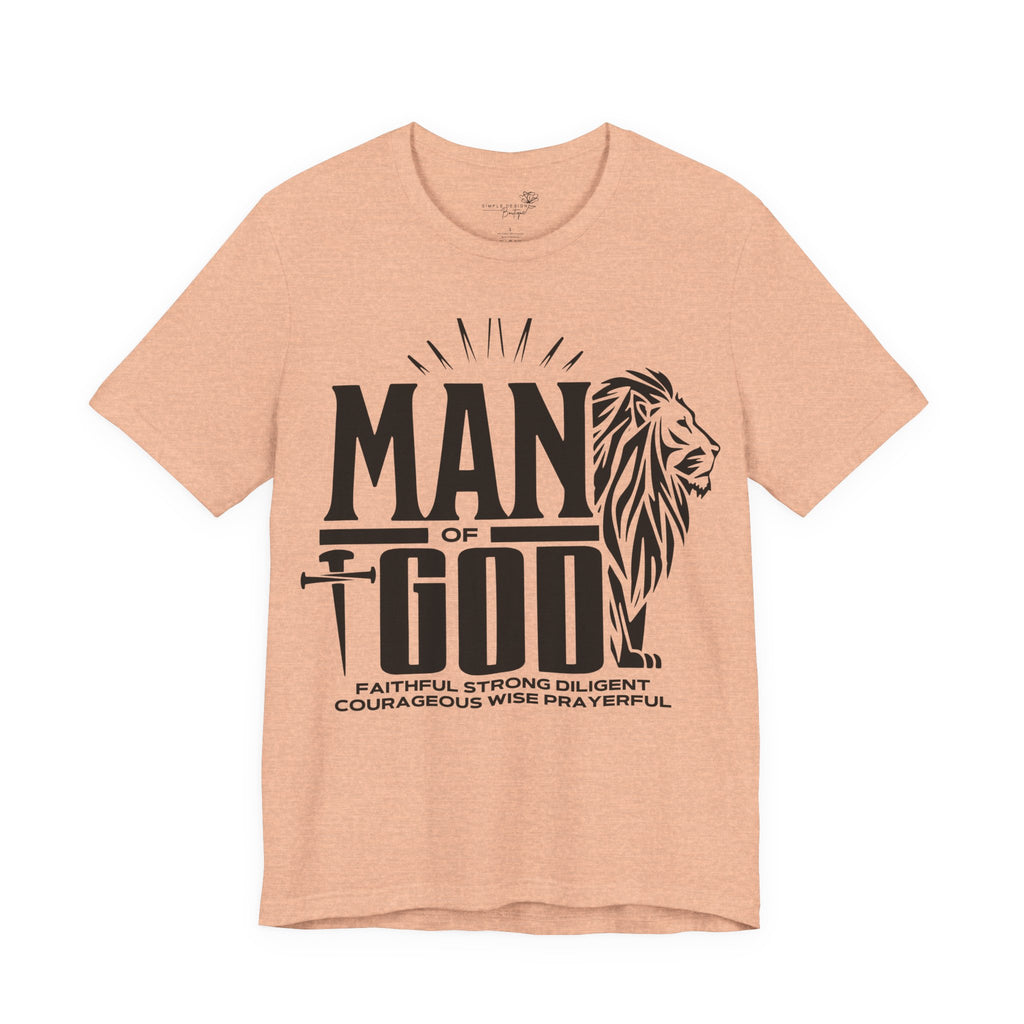 Man of God T-Shirt — Faith-Inspired Tee for Him