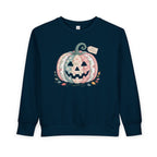 Toddler Sweatshirt - Patchwork Jack-O'-Lantern Pumpkin Pullover