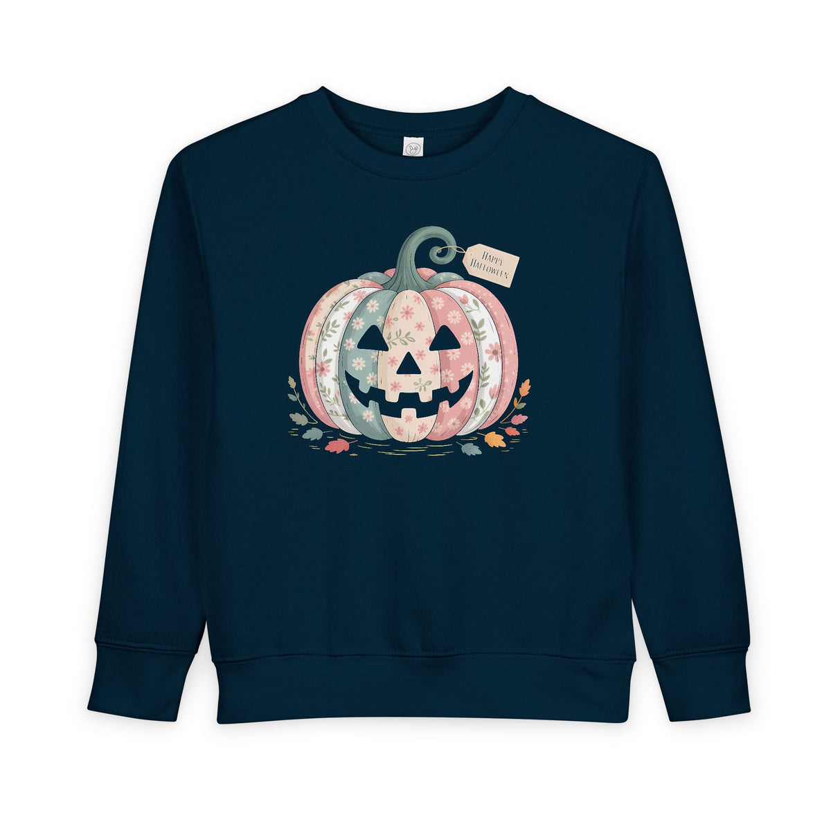 Toddler Sweatshirt - Patchwork Jack-O'-Lantern Pumpkin Pullover
