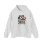 Men's Hoodie — "I'm a Dad, Grandpa & Veteran. Nothing Scares Me."