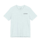 Custom Left Chest T-Shirt — Personalized Text Print