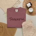 Thankful Unisex Comfort Colors T-Shirt – Gratitude Thanksgiving Tee