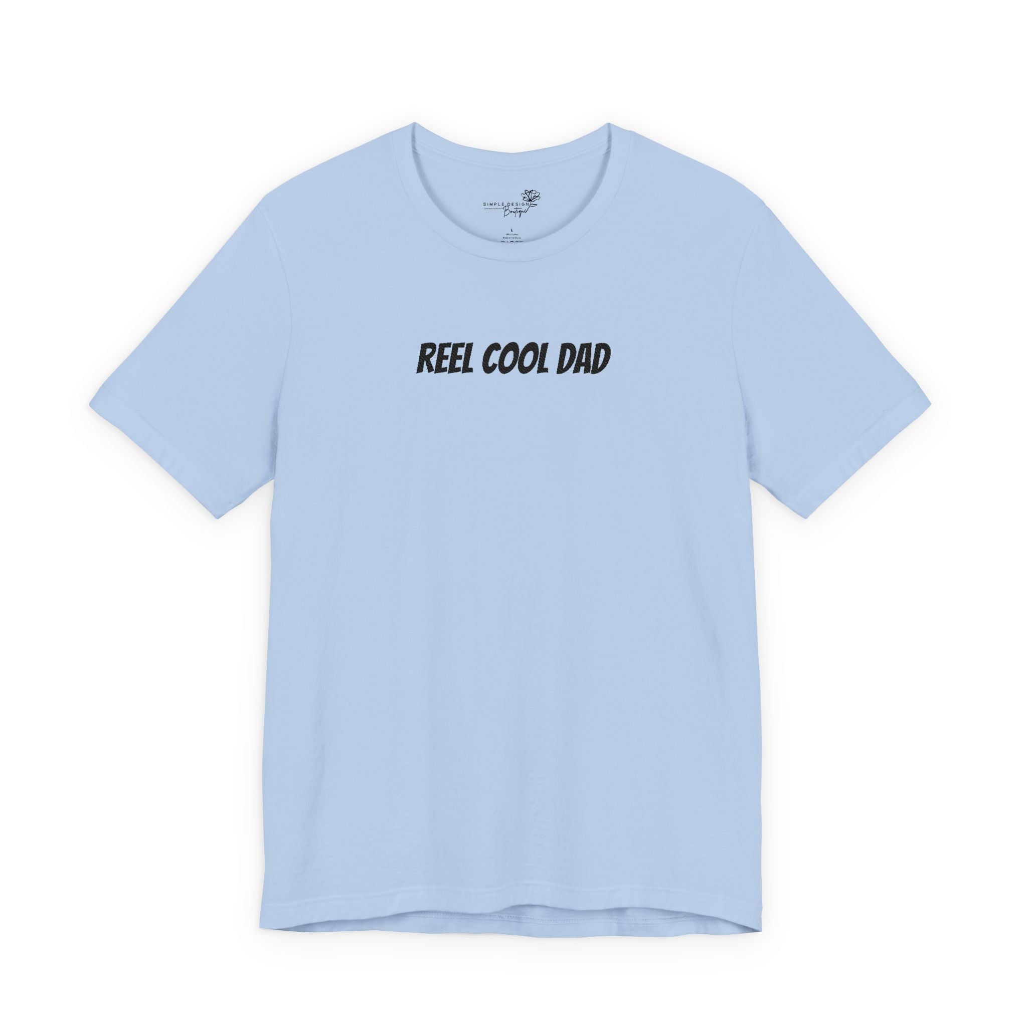 Reel Cool Dad — Embroidered T-Shirt