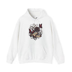 Beautifully Twisted Rose & Butterfly Graphic -  Cozy Hoodie