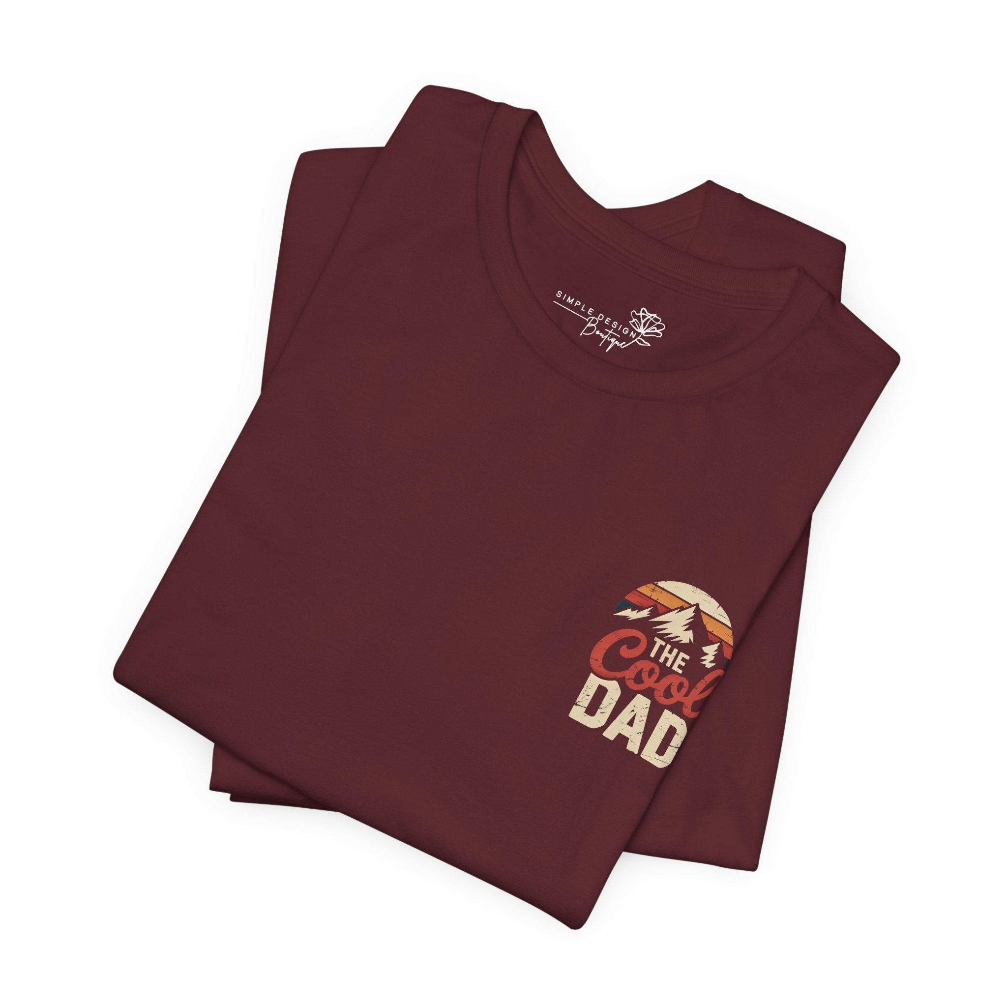 The Cool Dad — Left Chest Print T-Shirt