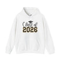 Class of 2026 Hoodie FRONT & BACK – Graduation Sweatshirt with Cap Graphic