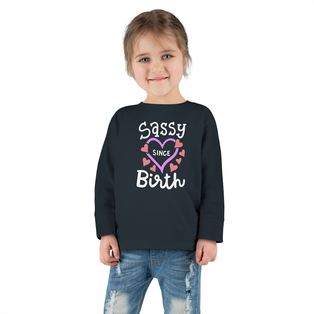 Sassy Since Birth — Not Changing Anytime Soon | Front & Back Toddler Tee