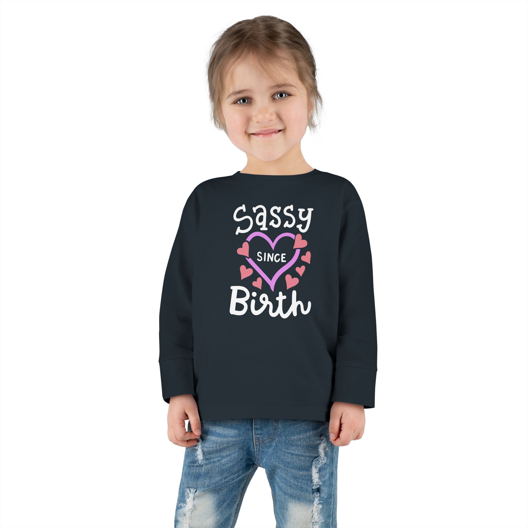Sassy Since Birth — Not Changing Anytime Soon | Front & Back Toddler Tee
