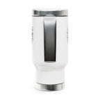 Custom Photo Travel Mug — Upload Your Image | 14oz Stainless Steel with Handle