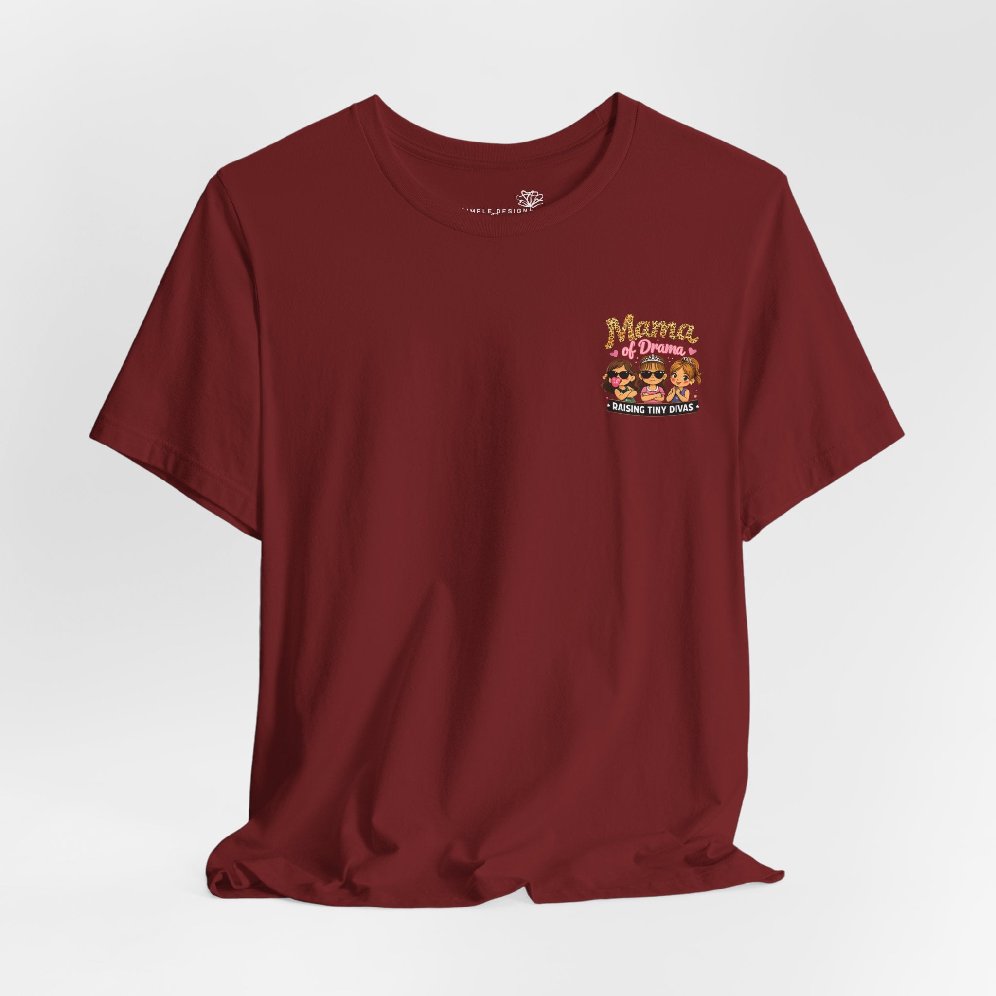 Momma Drama Raising Little Divas T-Shirt - Print