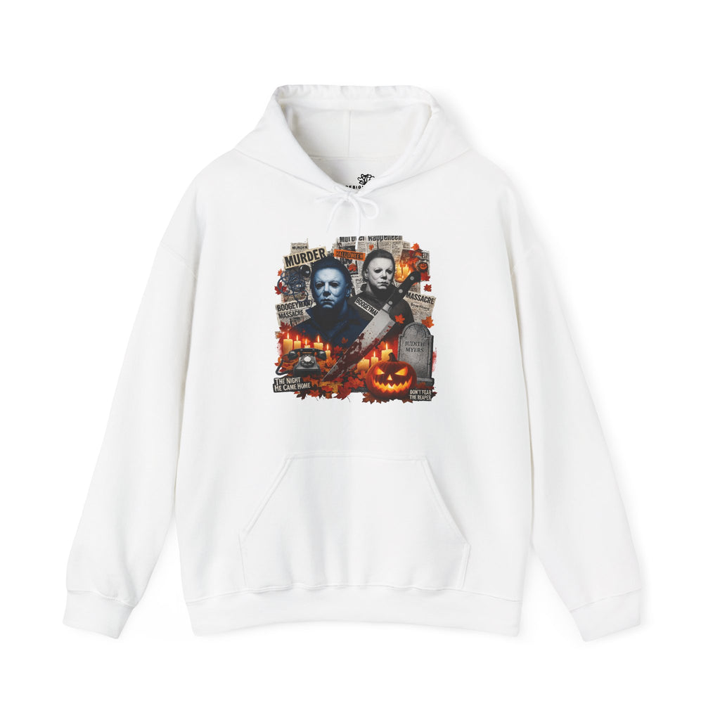 Classic Horror Halloween Graphic - Cozy Hoodie