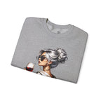 Wine Lover Crewneck Sweatshirt — Chic "You Are" Illustration