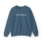 EMBROIDERED Custom Text (Dark Colors/Shades) Pullover Sweatshirts
