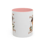 Coffee Mug — "My Alone Time Is for Everyone's Safety" Retro Woman Accent Mug