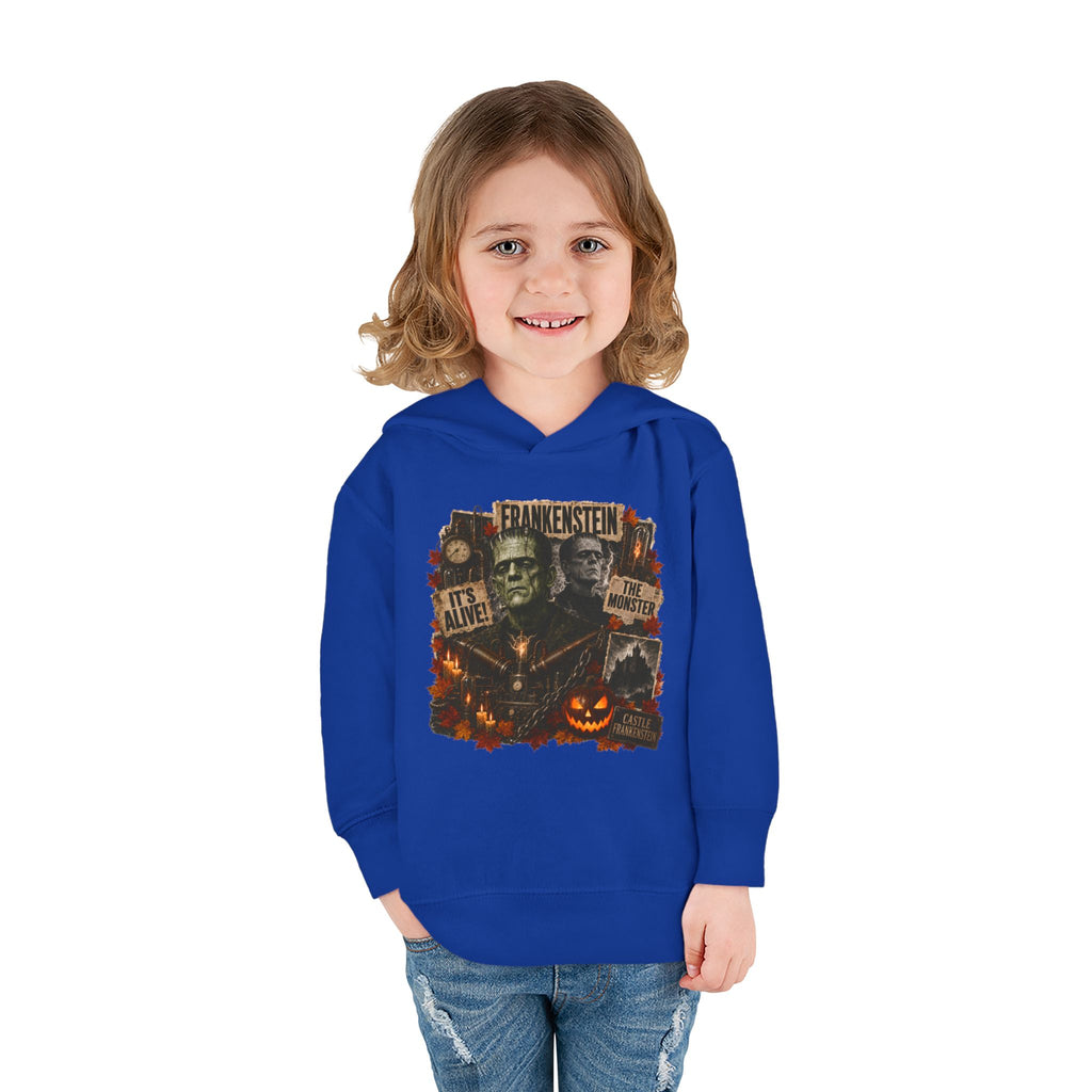 Frankenstein Toddler Hoodie - Cute Spooky Halloween Pullover