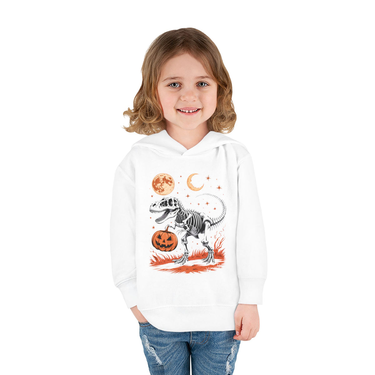 Toddler Halloween Dinosaur Pullover Hoodie