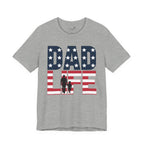 Dad Life T-Shirt — American Flag Patriotic Father’s Day Tee