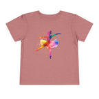 Little Ballerina — Girls Watercolor Toddler T-Shirt