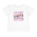 I've Been Testing Limits Since Birth — Funny Toddler Graphic Tee