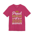Proud Mom of a 2026 Graduate FRONT & BACK upload photo T-Shirt