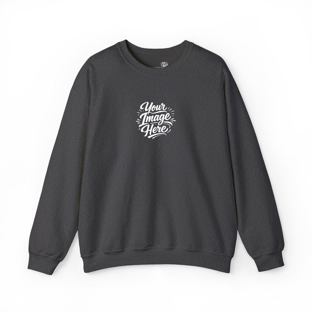 EMBROIDERED Custom Image (Dark Colors/Shades) Pullover Sweatshirts