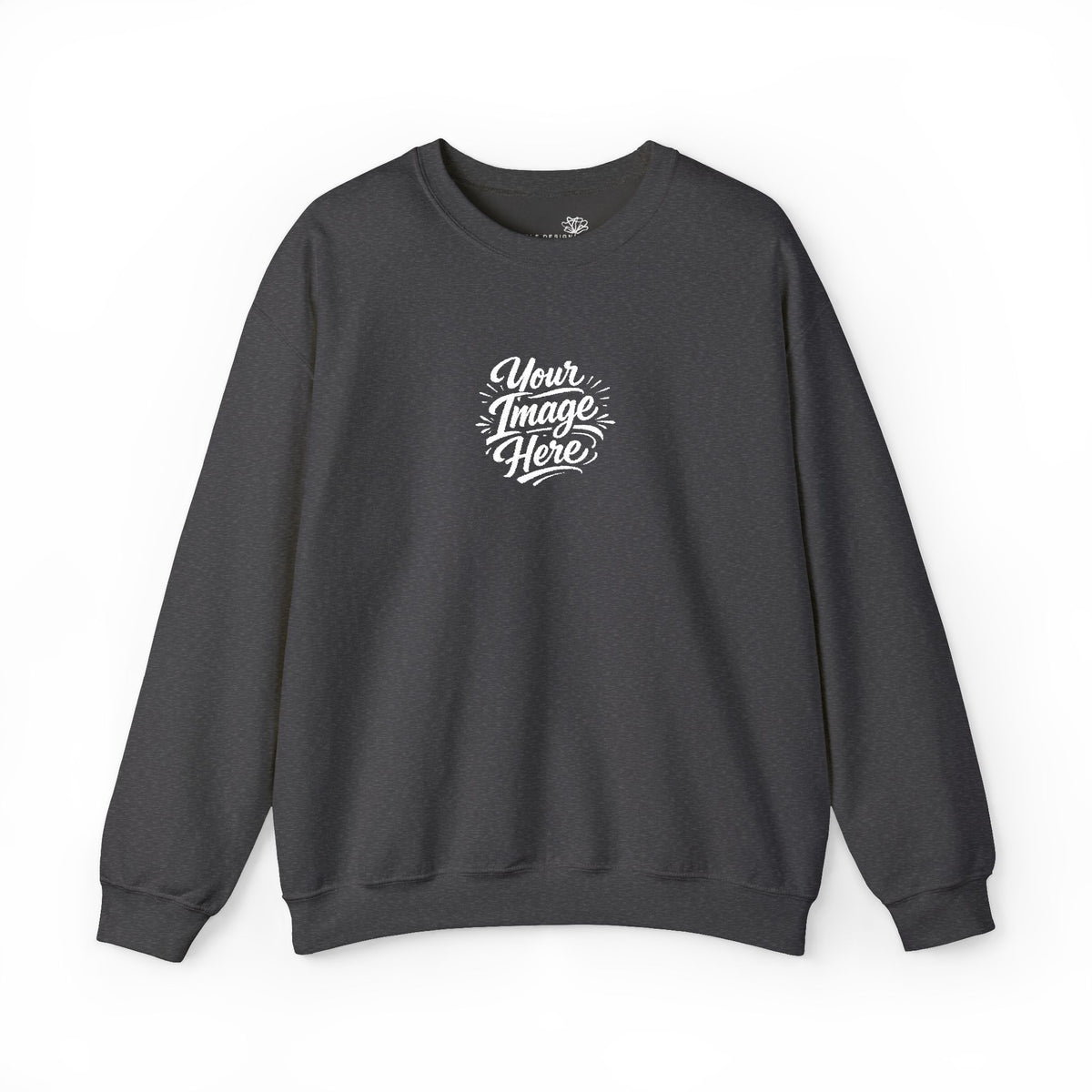 EMBROIDERED Custom Image (Dark Colors/Shades) Pullover Sweatshirts