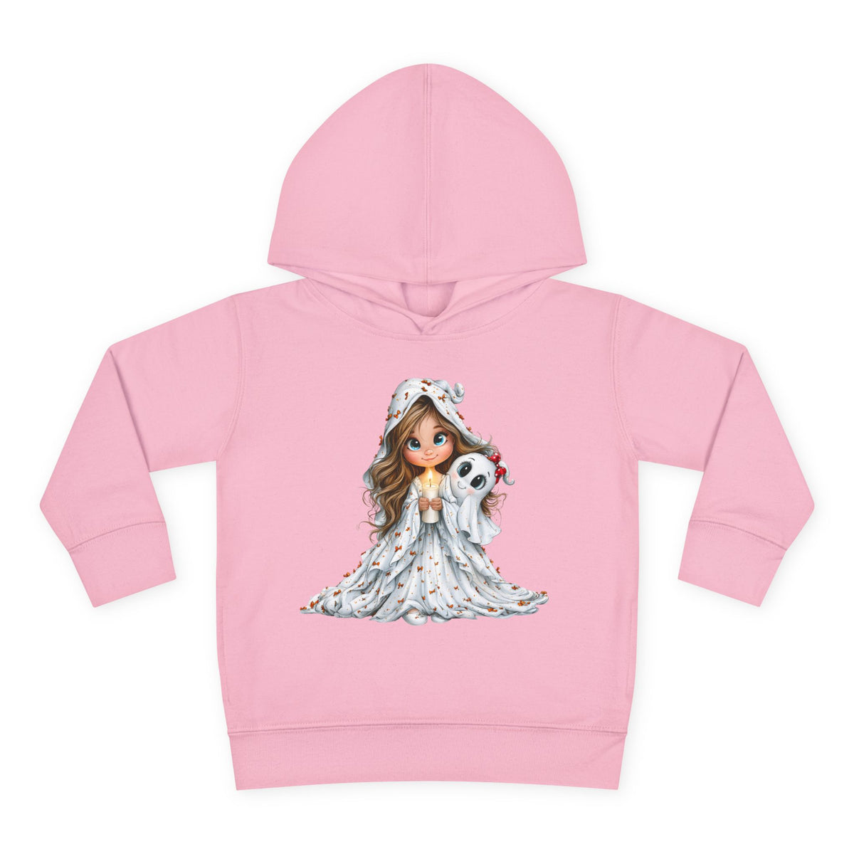 Toddler Girl and Ghost Pullover Hoodie