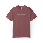 EMBROIDERED Custom Text Comfort Colors Unisex (Dark Colors/Shades) T-Shirt