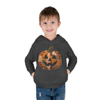 Toddler Halloween Pumpkin Hoodie — Patchwork Jack-O'-Lantern Pullover