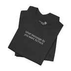 Personalized Embroidered T-Shirt — Your Words, Your Vibe