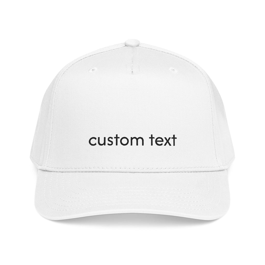 Custom Embroidered Mid-Profile Baseball Cap — Personalized Hat